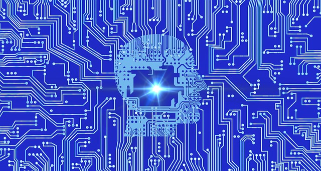 Abstract image representing AI in Business