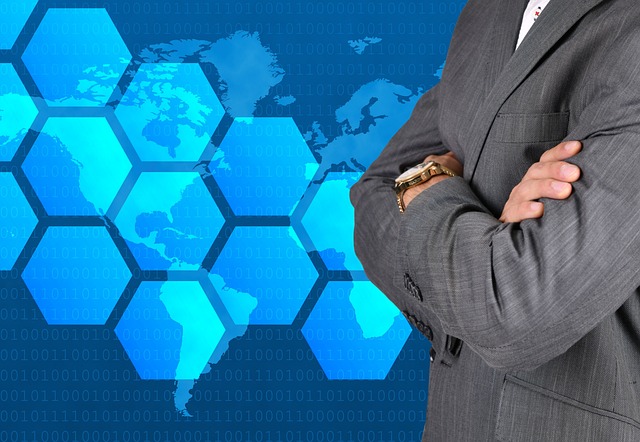 Image representing global digital connectivity and leadership